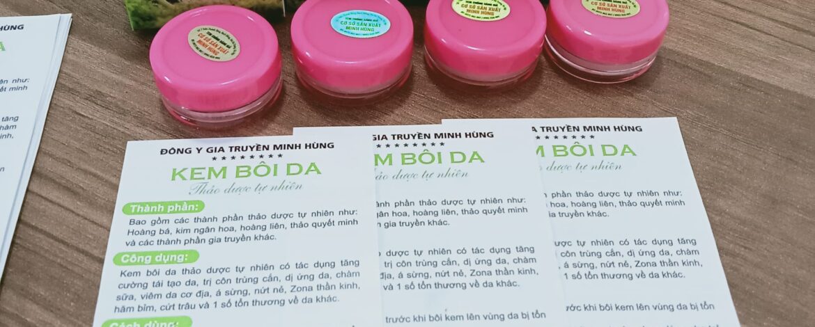 Kem bôi da Minh Hùng có bán trên Shopee không?