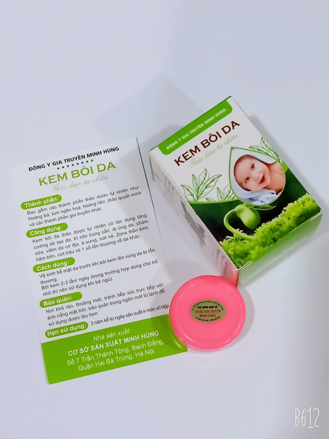 Cách nhận biết kem bôi da Minh Hùng chính hãng